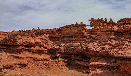 旅游景观内蒙古西部梦幻大峡谷景观背景