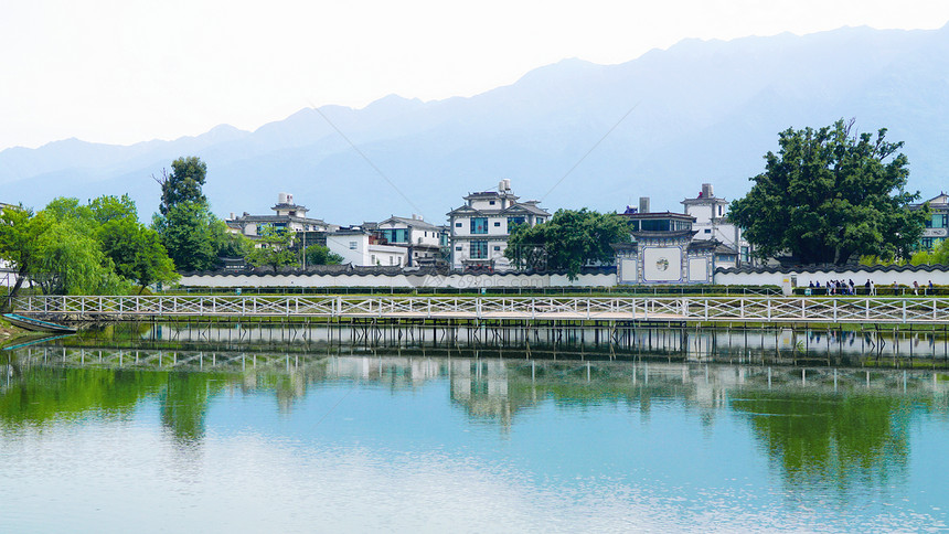 大理洱海生态廊道风光图片