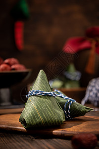 中国美食素材端午节节日美食粽子背景