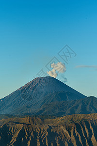 印尼小胖子印尼布罗莫火山背景