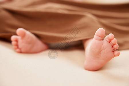 婴儿的脚丫背景图片