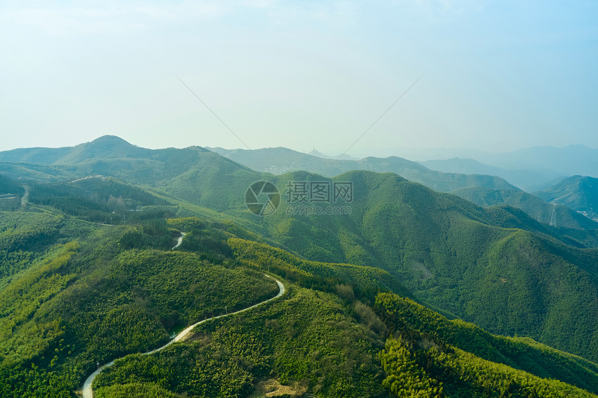 莫干山顶风景图片