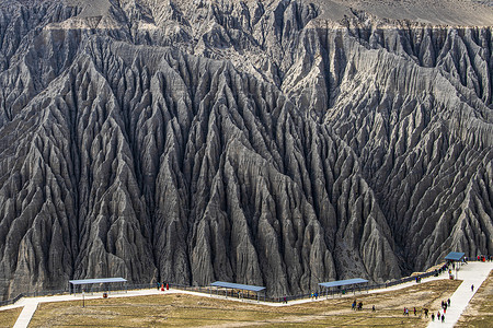 镜泊湖大峡谷新疆克拉玛依市独山子大峡谷风景区背景