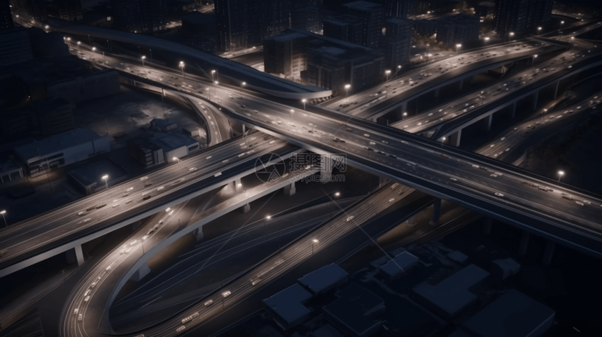 城市高速公路立交桥图片