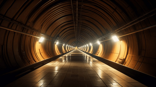 施工中的隧道高清图片