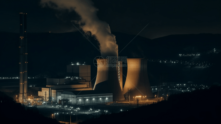 燃煤发电厂图片