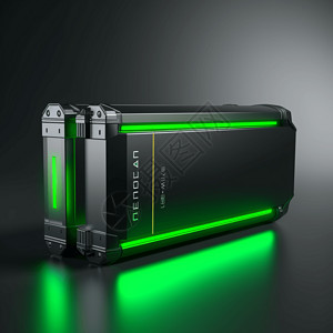 高科技锂离子电池背景图片