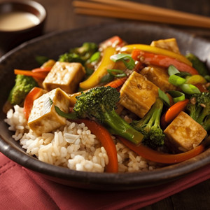 中式美食豆腐炒菜高清图片