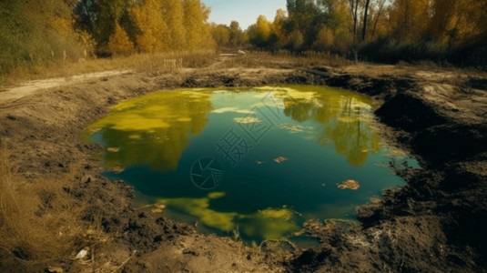 污染水源有毒物质渗入土壤的表现背景