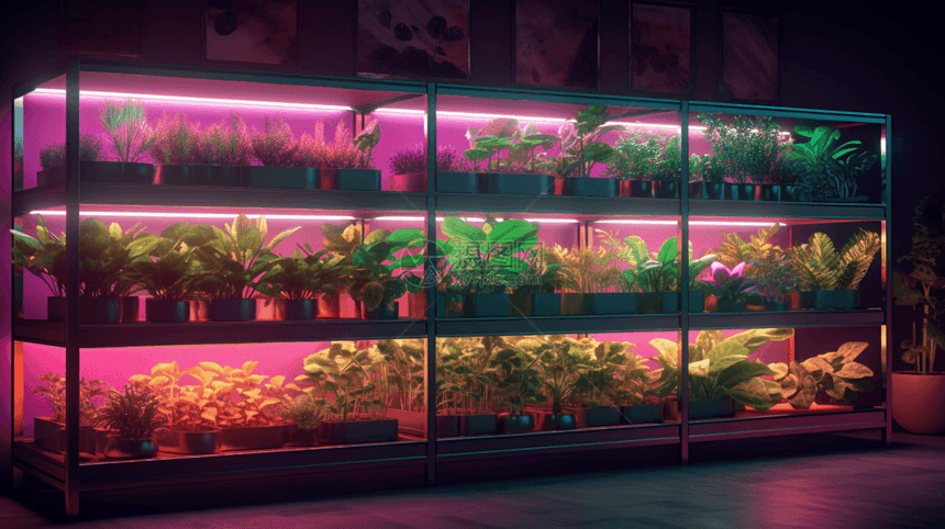 室内智能植物照明图片