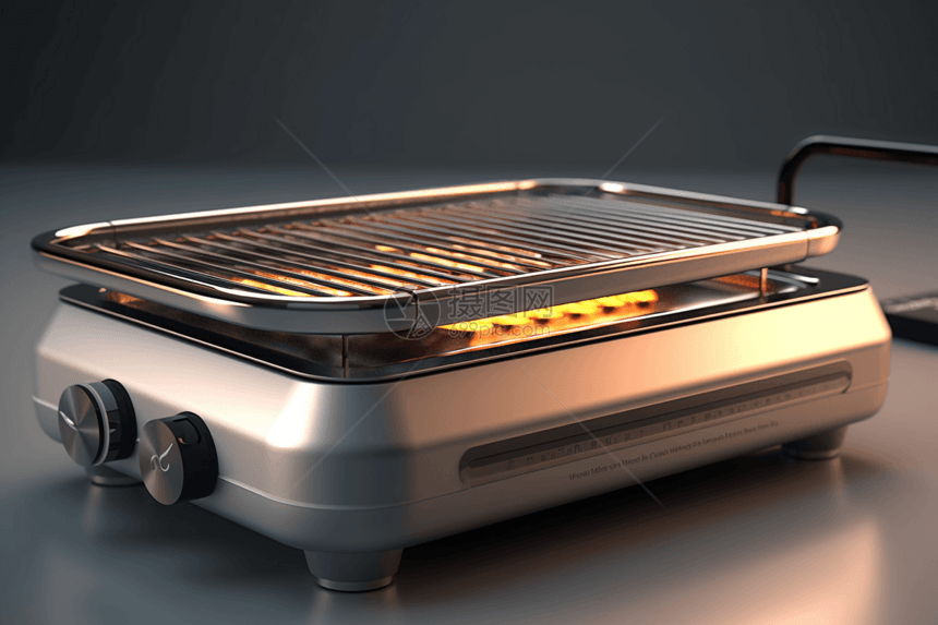 电动烧烤烤架图片