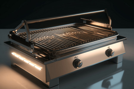金属电动烤架高清图片
