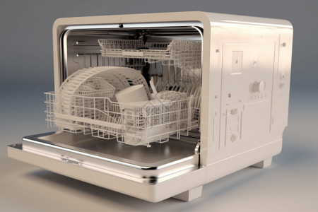 厨具用品3d的洗碗机设计图片