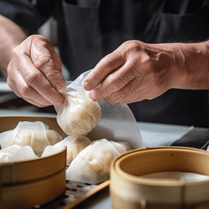 制作水晶虾饺高清图片