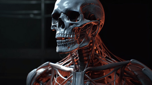 3d立体人体骨骼图片
