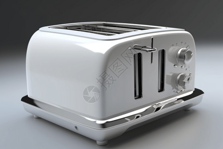 烤银鳕鱼3d建模的面包机设计图片