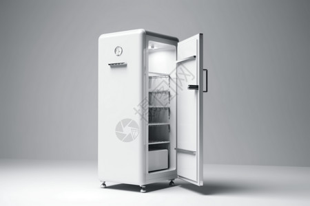 白色冰箱背景图片