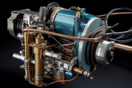液压泵汽车动力系统部件设计图片