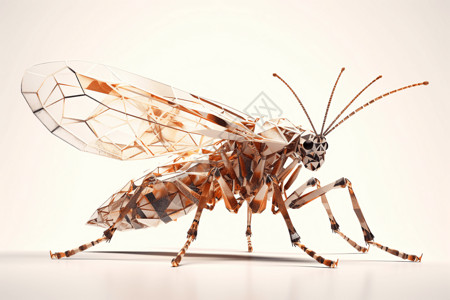 3D蝎子蝇展示图背景图片