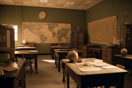 中学历史教室背景图片