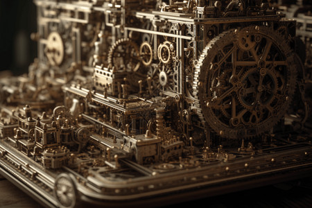 制作模型素材复杂零件机械设计图片