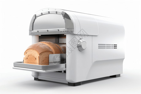 面包机小家电3D的面包机设计图片