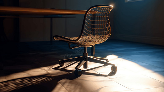 现代办公区的椅子背景图片