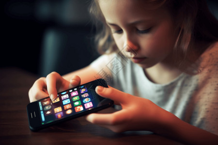 app专题孩子玩手机背景
