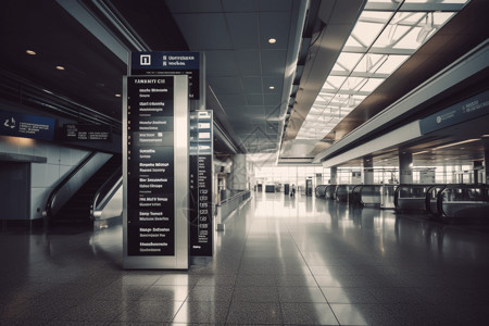 机场入口标识图高清图片