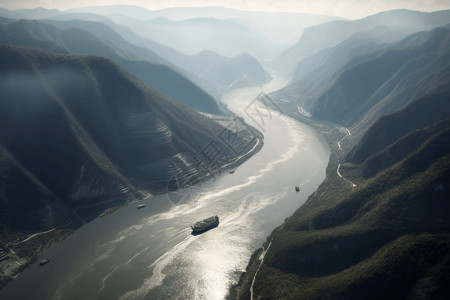 山河令长江里的小舟背景