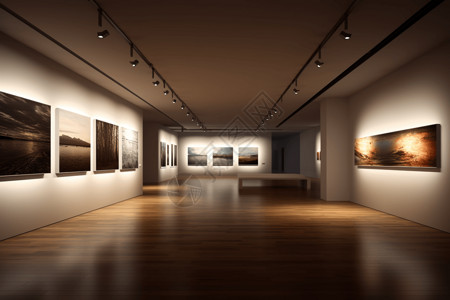 现代的画廊图片