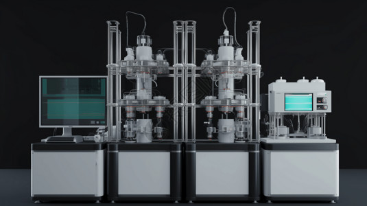 气相色谱系统背景图片