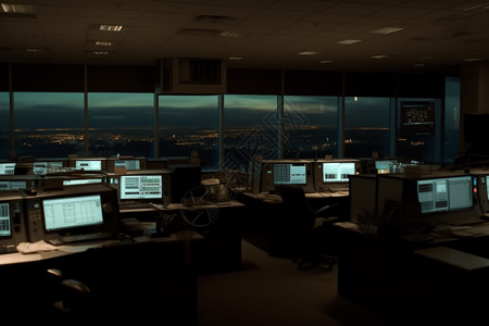空中交通管制中心高清图片