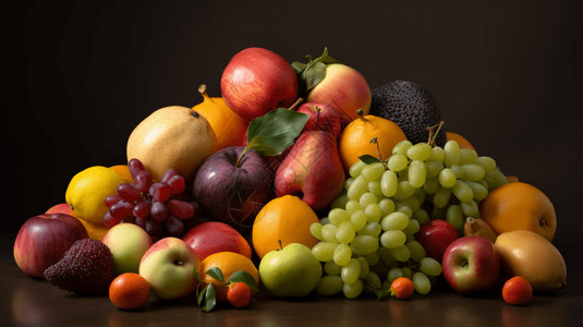 色彩鲜艳的水果高清图片