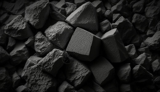 工业废墟天然煤俯视图设计图片
