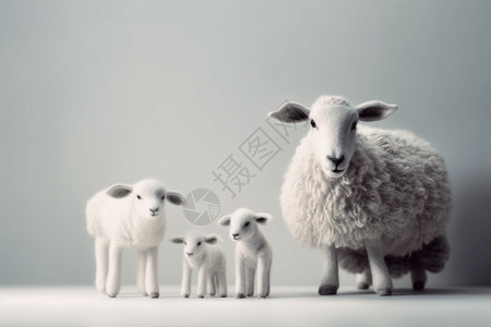 羊毛毛毡绵羊图片