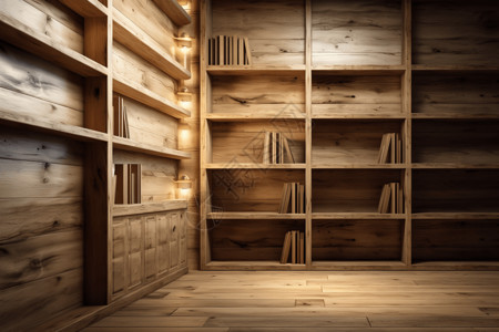 木质书架书柜高清图片