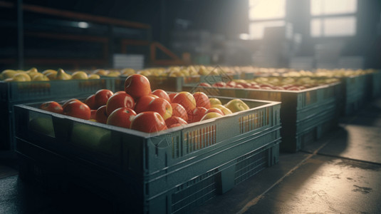 新鲜待售的蔬果高清图片