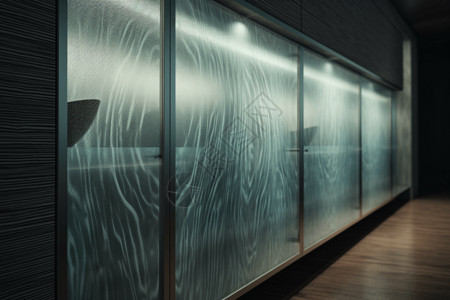 纹理玻璃橱柜门背景图片