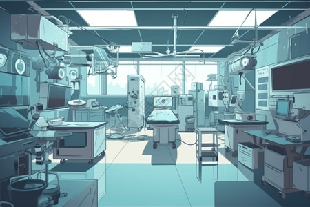 无菌化验室背景图片