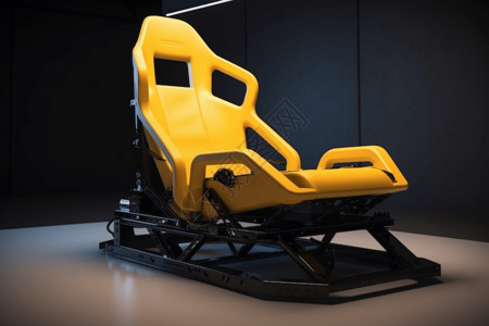 赛车模拟座椅背景图片