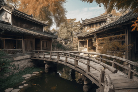 传统中式园林建筑图片