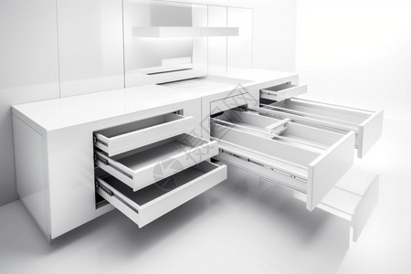 家具素材平面现代橱柜俯视图设计图片