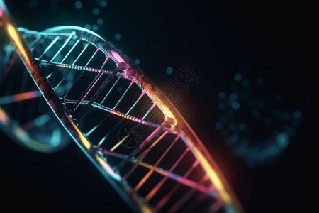 创意DNA螺旋结构高清图片