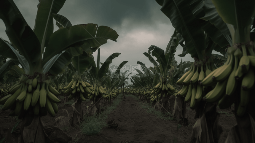香蕉种植园图片