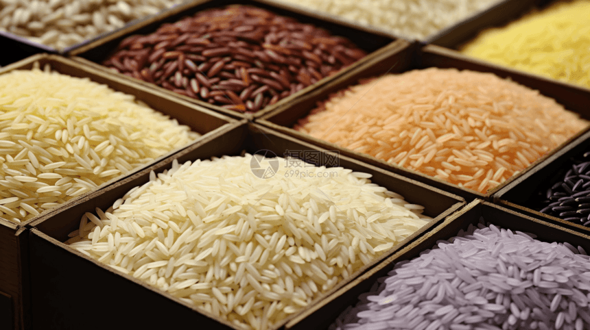 水稻与大米图片