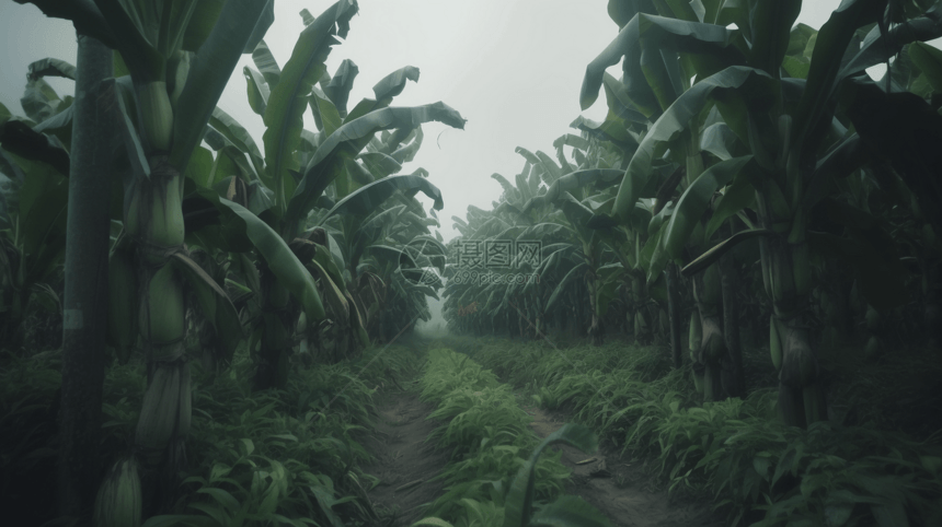 农业香蕉种植图片