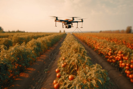 无人机帮助农业生产图片