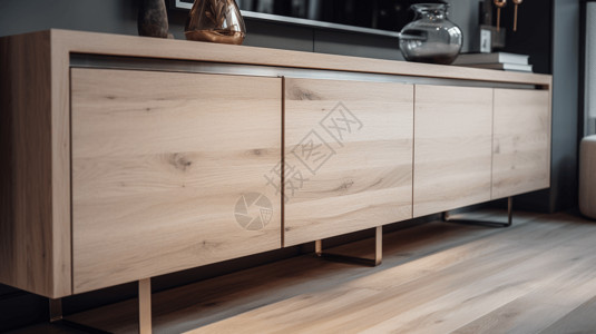 现代木质橱柜图片