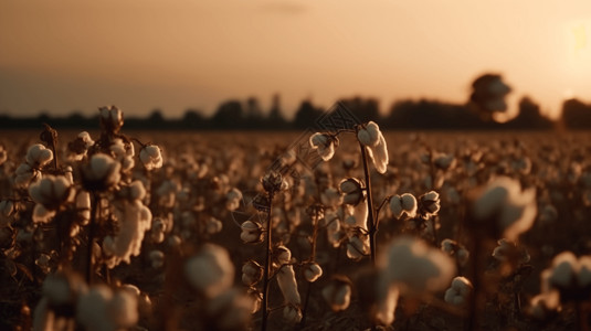 农地里的棉花图片